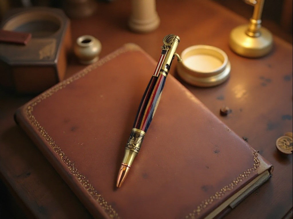 God Bless America Bolt Action Pen